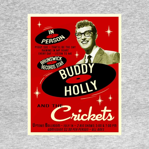 Buddy Holly In Person (Red) by Vandalay Industries